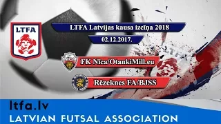 FK Nīca/OtankiMill.eu - Rēzeknes FA/BJSS [LTFA Latvijas kausa izcīņa 2018 Highlights]