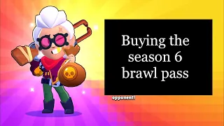 Brawl stars buying the season 6 brawl pass