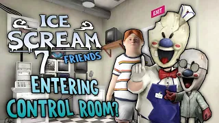 How To Entering The Control Room In Ice Scream 7 | Ice Scream 7 Exploring Rod Factory | Keplerians