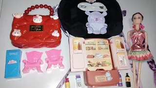 ASMR/ Diy miniature ideas for barbie doll/ 4 minutes satisfying with unboxing hello kitty Kurumi