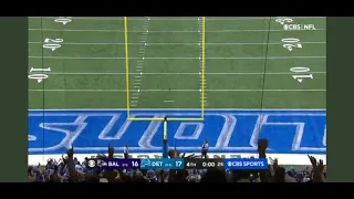 JUSTIN TUCKER 66 YARD FIELD GOAL NFL RECORD FOR THE WIN