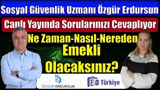 Canlı yayında sosyal güvenlik Sorularınızı Yanıtlıyorum !