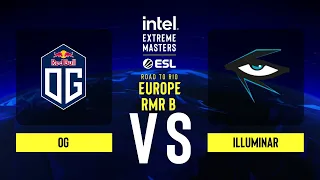 OG vs. Illuminar - Map 1 [Overpass] - IEM Road to Rio 2022 Europe RMR B