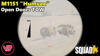 M1151 "Humvee" Open Doors TOW in Mutaha | #SQUAD #SQ_UA #TOW