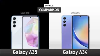 Samsung Galaxy A35 vs Galaxy A34