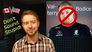 How to say F1 Drivers' Names with an American Accent