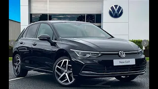 Brand New Volkswagen Golf Style 1.4 Petrol Hybrid DSG Deep Black | Wrexham Volkswagen