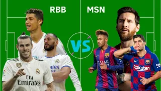 MSN vs BBC (Messi,Suarez,Neymar,Ronaldo,Benzema,Bale)