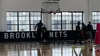 Kevin Durant Shooting drill - KD drill with Brooklyn Nets