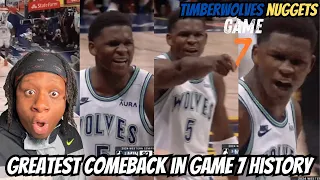 REACTING TO Denver Nuggets vs Minnesota Timberwolves Game 7 Full Highlights