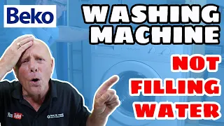 Washing Machine not Filling with water. How to diagnose the problem & test valves pressure switche