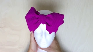 How To Tie a Headband Bow - La Romi