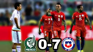 Mexico 0-7 Chile Copa Centenario Partido completo