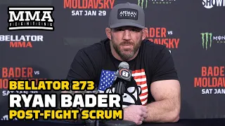 Ryan Bader Reveals What Cheick Kongo Said To Him During Bellator 273 Faceoff - MMA Fighting