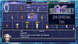 FF5 Job Leveling Quick Tips