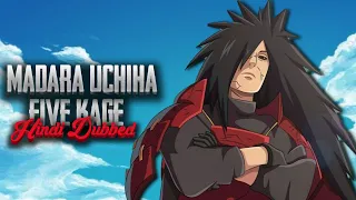 Madara's Speech to the Five Kage | Hindi Dubbed | GT DUBBERS