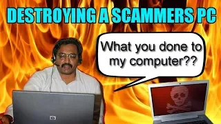 Destroying  Scammers Computer With Virus