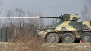 На полігоні під Житомиром десантники 95 бригади випробовують новий БТР-3ДА - Житомир.info