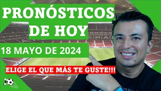 🍀⚽PRONOSTICOS DEPORTIVOS HOY 18 de MAYO 2024🏆Predicciones futbol Bet play apuestas deportivas🍀parley