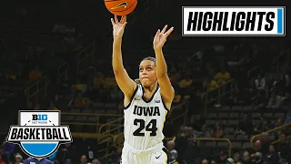 Belmont at Iowa | Highlights | Big Ten Women's Basketball | Nov. 20, 2022