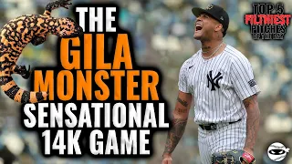 Luis Gil - SENSATIONAL Stuff! 14Ks in 6 innings! #mlb