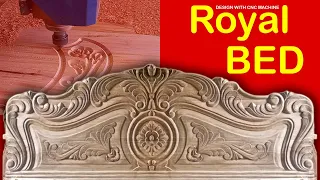 Beautiful Royal Bed Design with CNC Router Machine ║ Wooden Bed Design Collection