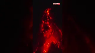 Mount Mayon, The Most Active Volcano Spews Lava Prompting Evacuation | #shorts #viral