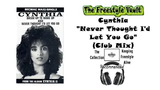 Cynthia "Never Thought I'd Let You Go" (Club Mix) Latin Freestyle Music 1991