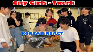 Korean React To City Girls 'Twerk'  MV 🔞🔞