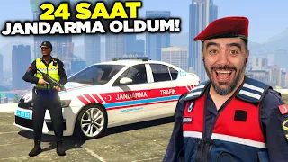 JANDARMA ÖZEL TRAFIK OLDUM 24 SAAT HIZLI ARABALAR - GTA 5 MODS