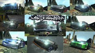 NFS Most Wanted: Old Bridge Showdown - All Boss Cars