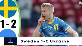 Sweden 1-2 Ukraine - Euro 2020