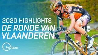 De Ronde van Vlaanderen 2020 | Women Elite Full Race Highlights | inCycle