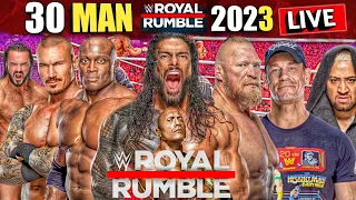 WWE 2K22 - 30 MEN'S ROYAL RUMBLE 2023 Winner Face Roman Reigns  |🔴LIVE