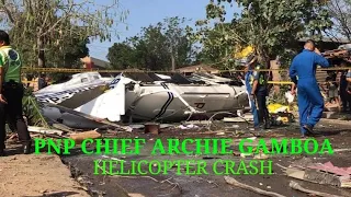 ACTUAL FOOTAGE OF HELICOPTER CRASH OF PHILIPPINE NATIONAL POLICE CHIEF ARCHIE GAMBOA AND 7 OTHERS