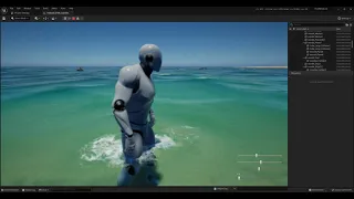 fluidNinja WaterBody And Sand Demo Unreal Engine