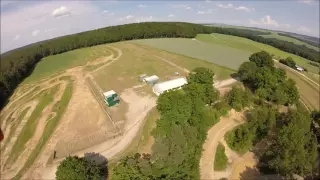 Motocross Strecke Aarbergen aus der Luft