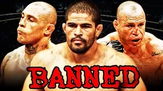 10 Fighters Who Are Banned From The UFC