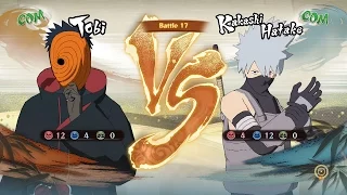 Naruto Shippuden: Ultimate Ninja Storm 4, Tobi (Akatsuki) VS Kakashi Hatake (Anbu)