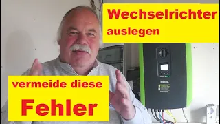 Auslegung von Wechselrichtern: Ich bau PV - 70% Regelung fällt weg: vermeidet diese Fehler