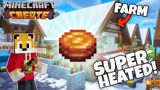 I build a BLAZE CAKE FARM in Minecraft Create Mod