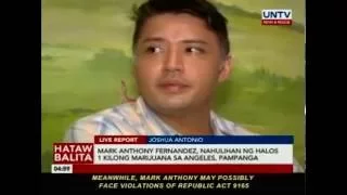 Mark Anthony Fernandez, nahulihan ng halos 1 kilong Marijuana sa Angeles, Pampanga