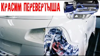 Как гниет Touareg NF? Покраска Volkswagen - перевертыш!