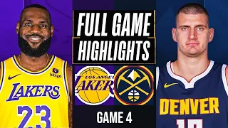 LAKERS vs NUGGETS Full Game 4 Highlights | April 28, 2024 | 2024 NBA Playoffs HIGHLIGHTS TODAY 2K23