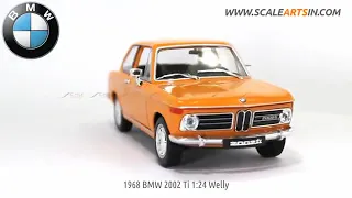 Bmw 2002 die cast car welly 1:24