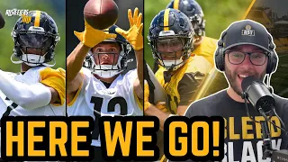 What We Learned at Steelers OTAs: WR Breakdown, QB Battle, Sleepers