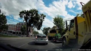 Driving through Dartmouth College and Downtown Hanover