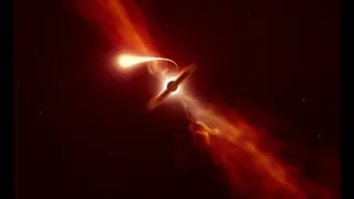 Star Being Sucked In By A Black Hole || Death By Spaghettification