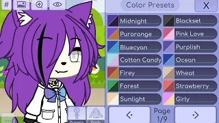 ✨ Rating color presets on my Oc ✨ part 1 // gacha life