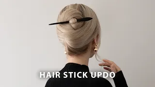 Easy Hair Up Hair Stick Tutorial ❤️